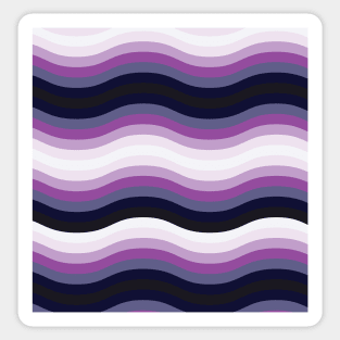 Amethyst Abstract Pattern 3 Sticker